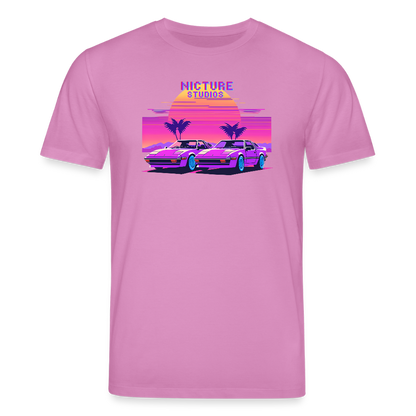 Retro Pixel Unisex Bio-T-Shirt - Pink