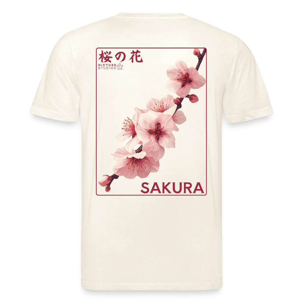 Sakura Line Unisex Bio-T-Shirt - Naturweiß 