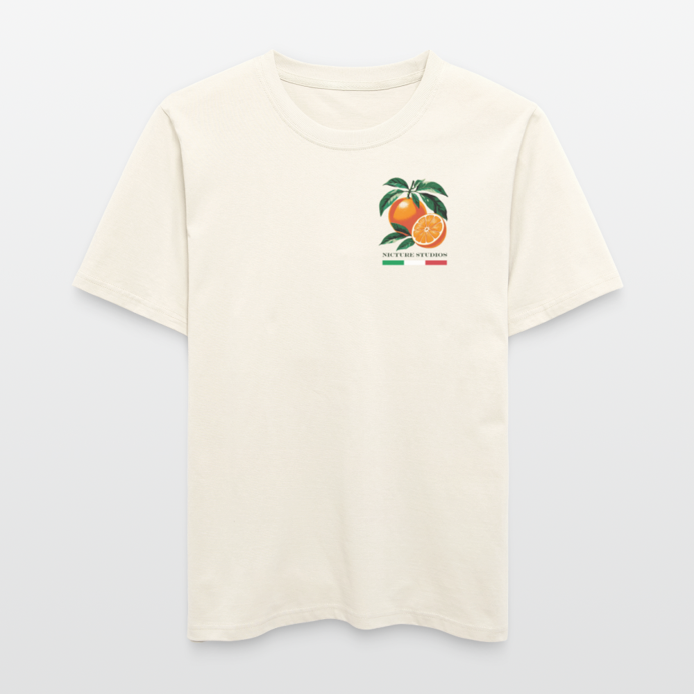 "Arancia" Relaxed Fit Unisex Bio-T-Shirt - Naturweiß 