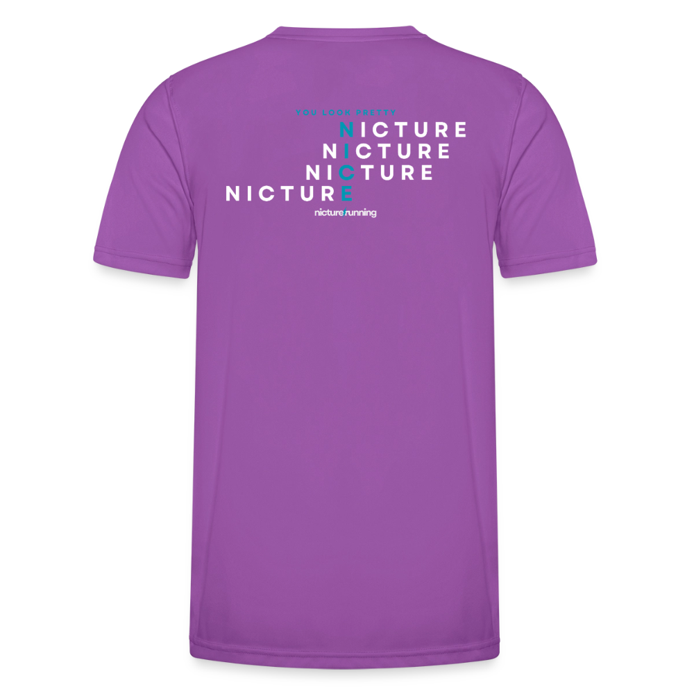 YOU LOOK PRETTY NICE Laufshirt Nicture Running - Violett