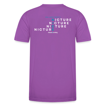 YOU LOOK PRETTY NICE Laufshirt Nicture Running - Violett