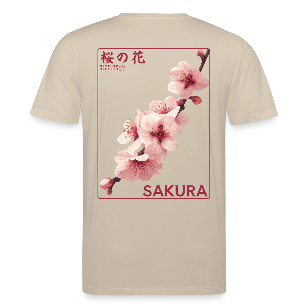 Sakura Line Unisex Bio-T-Shirt - Beige