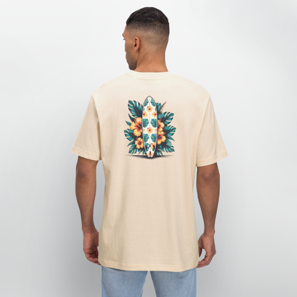 Surf Relaxed Fit Unisex Bio-T-Shirt - Weißgrau