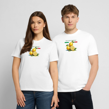 "Limone due" Unisex Bio-T-Shirt - Weiß