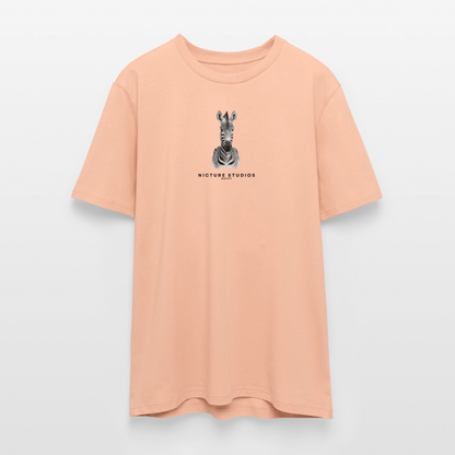 Zebra Unisex Bio-T-Shirt - Pfirsich