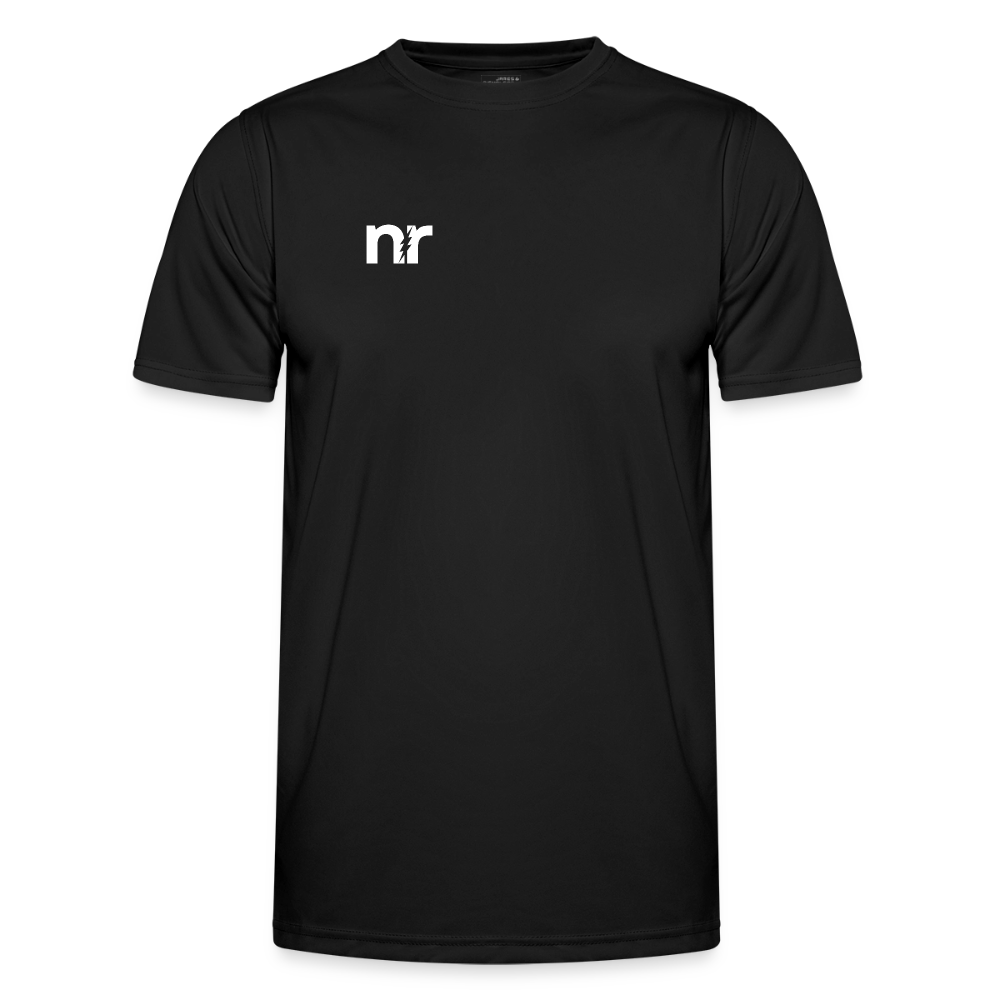 Nicture Running START RUN STOP Shirt - Schwarz