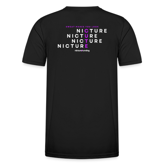 SWEAT MAKES YOU LOOK CUTE Laufshirt Nicture Running - Schwarz