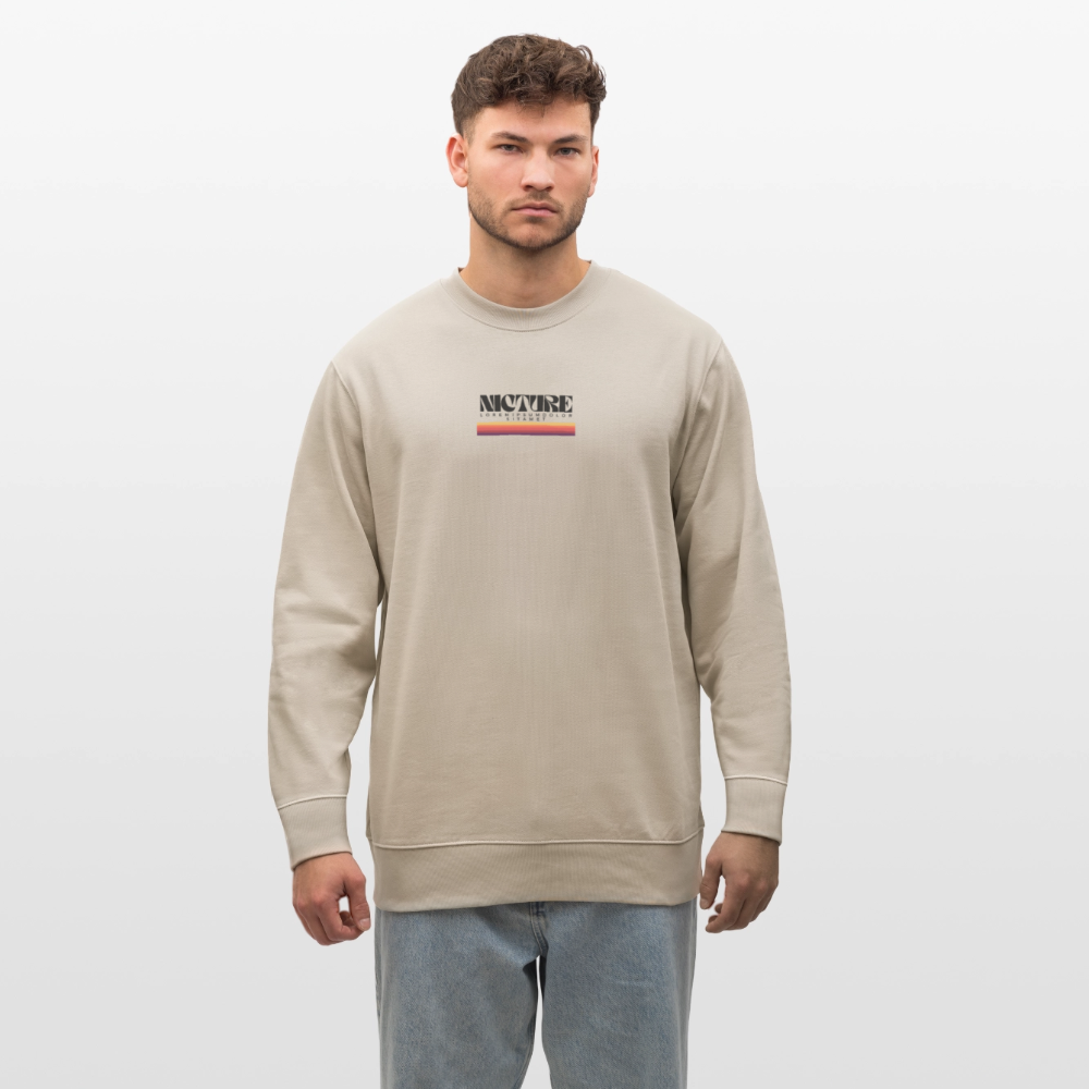 Lorem Ipsum Unisex Organic Sweatshirt - Beige