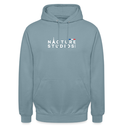 Paris Unisex Hoodie - Nebelblau