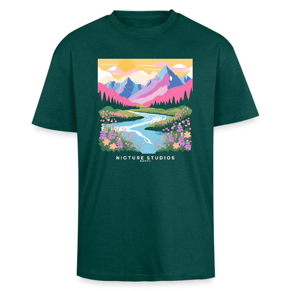 Outdoor Season Oversize T-Shirt - hunter Green