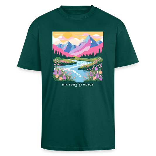 Outdoor Season Oversize T-Shirt - hunter Green