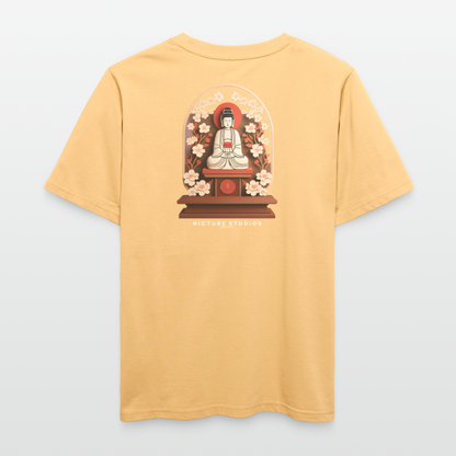 Buddhist Japanese Relaxed Fit Unisex Bio-T-Shirt - Hellgelb