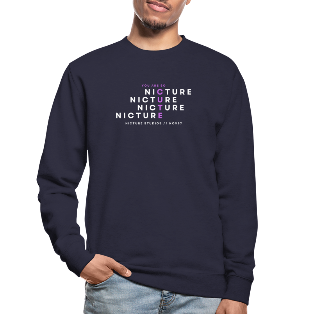 YOU ARE SO CUTE Unisex Pullover - navy