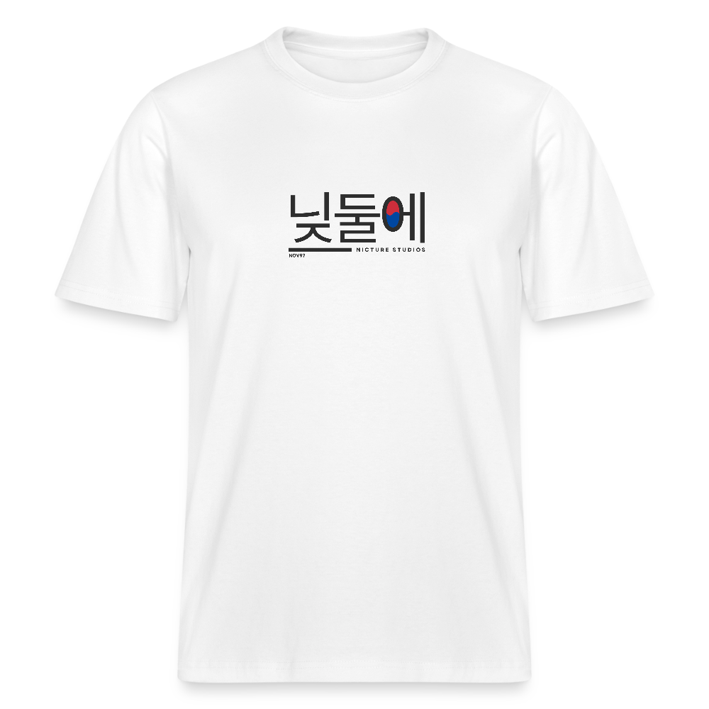 Korea Relaxed Fit Unisex Organic T-Shirt - Weiß