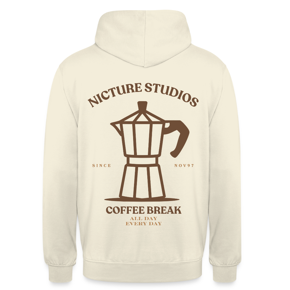 Coffee Break Unisex Hoodie - Vanille-Milchshake