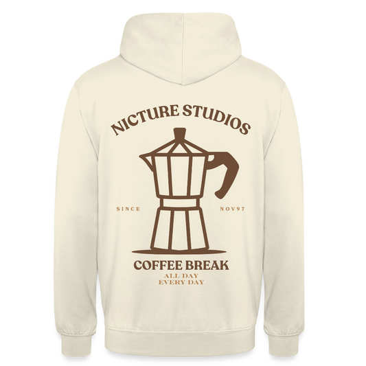 Coffee Break Unisex Hoodie - Vanille-Milchshake