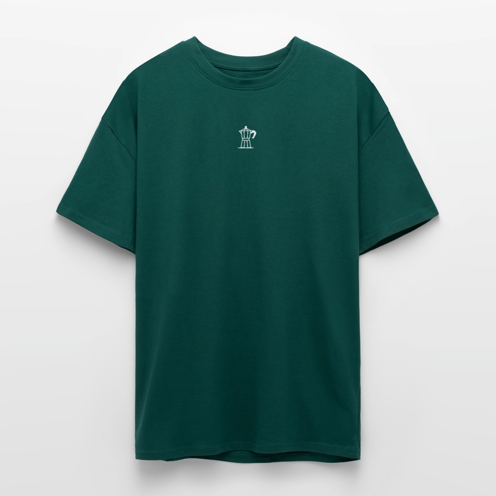 Coffee Break Heavy Oversize T-Shirt - hunter Green