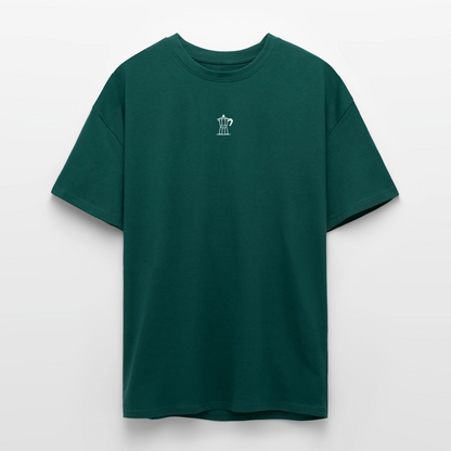 Coffee Break Heavy Oversize T-Shirt - hunter Green