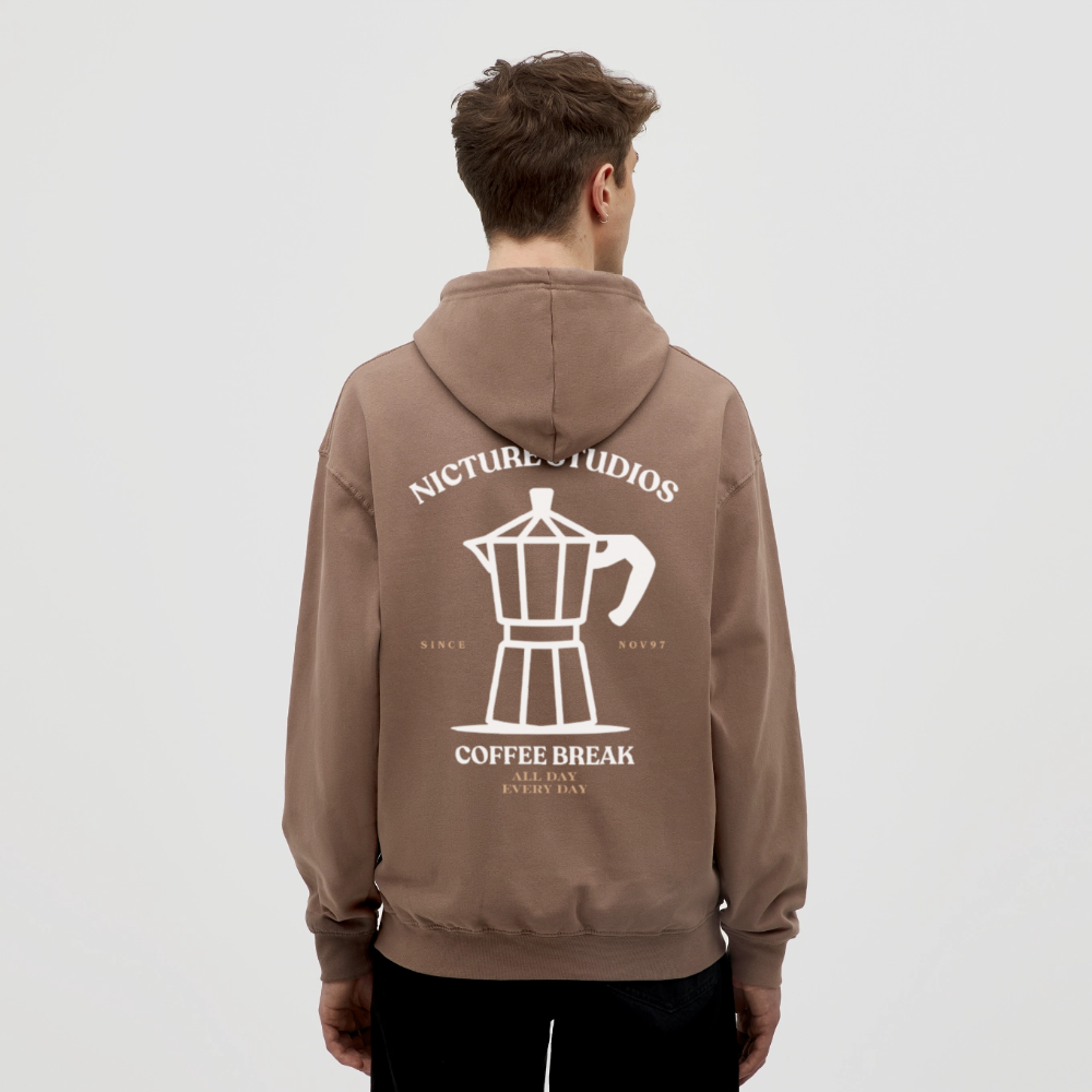 Coffee Break Unisex Hoodie - Mokka