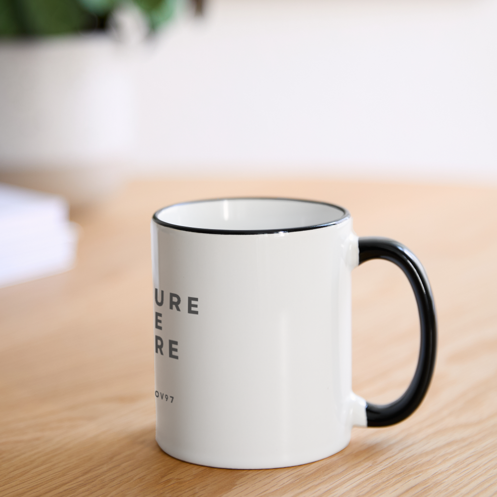 YOU LOOK SO CUTE Panoramic Mug - white/black