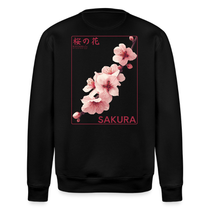 Sakura Line Unisex Bio-Sweatshirt - Schwarz