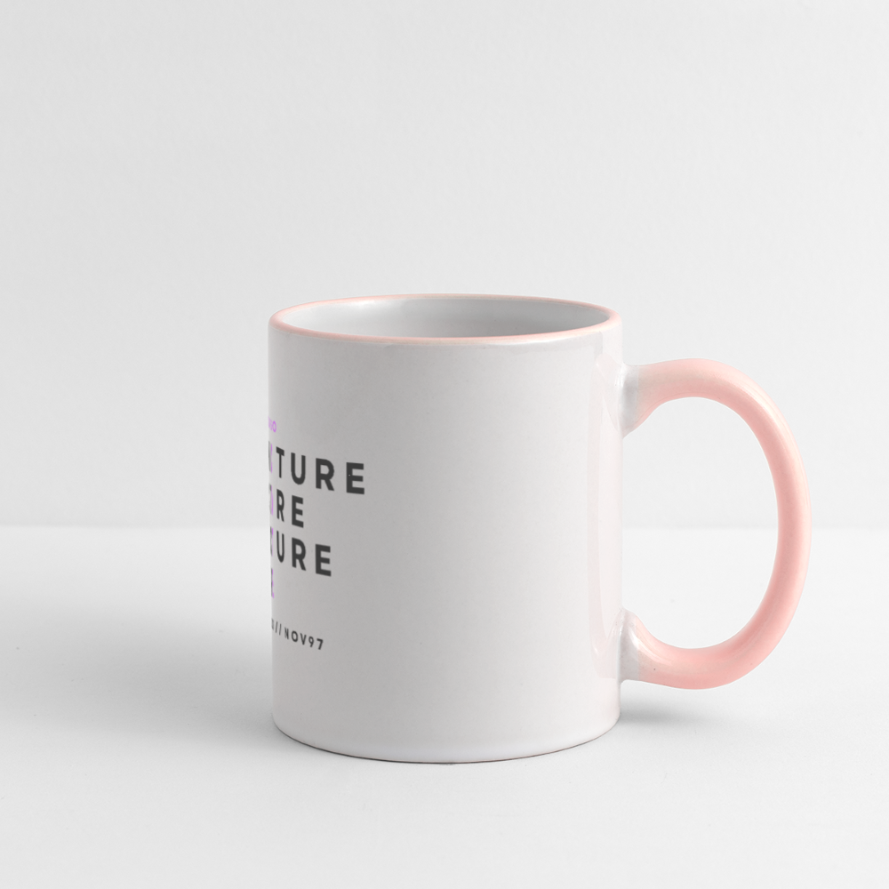 YOU LOOK SO CUTE Panoramic Mug - white/pink