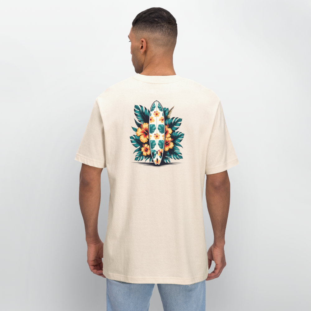 Surf Relaxed Fit Unisex Bio-T-Shirt - Naturweiß 