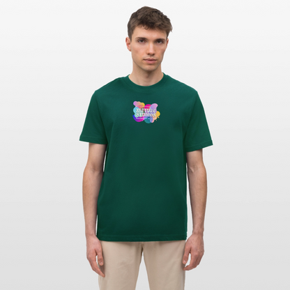 Abstract Relaxed Fit Unisex Organic T-Shirt - Forest