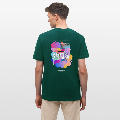 Abstract Relaxed Fit Unisex Organic T-Shirt - Forest