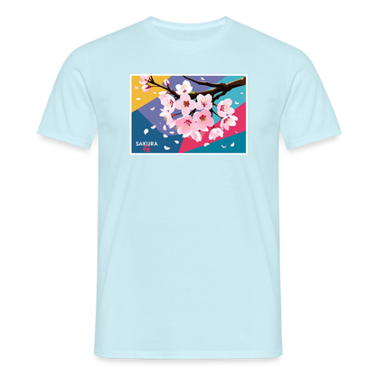Sakura Japanese T-Shirt - Sky