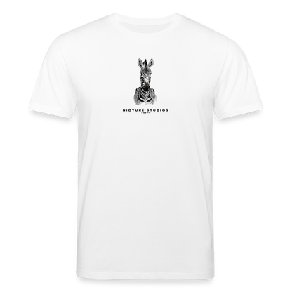 Zebra Unisex Bio-T-Shirt - Weiß