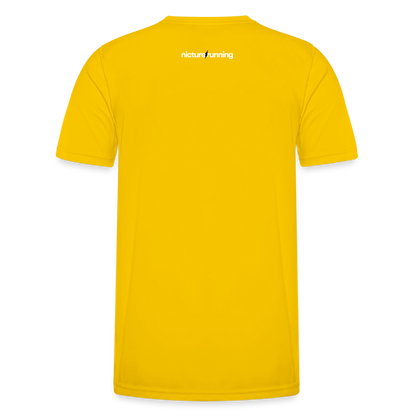Nicture Running Functional T-Shirt - egg yellow