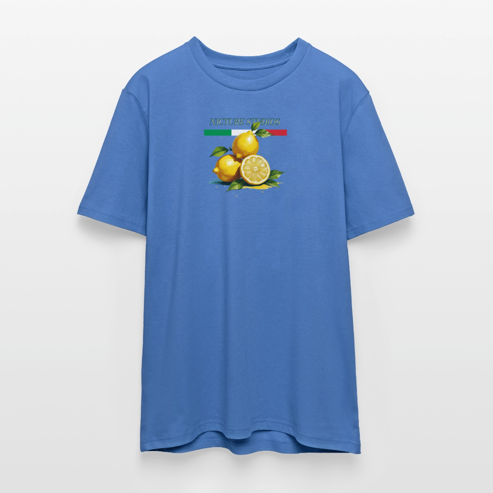 "Limone due" Unisex Bio-T-Shirt - Achtsames Blau