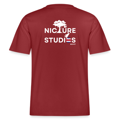 Costa Rica Pura Vida Relaxed Fit Unisex Organic T-Shirt - Erdrot