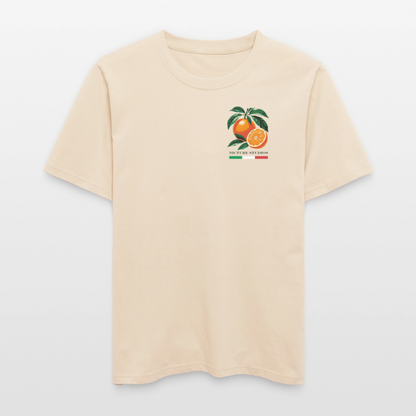 "Arancia" Relaxed Fit Unisex Bio-T-Shirt - Weißgrau