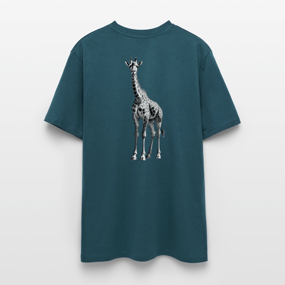 Giraffe Unisex Bio-T-Shirt - Dunkles Petrol