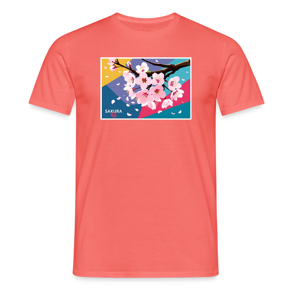 Sakura Japanese T-Shirt - Koralle