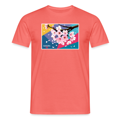 Sakura Japanese T-Shirt - Koralle