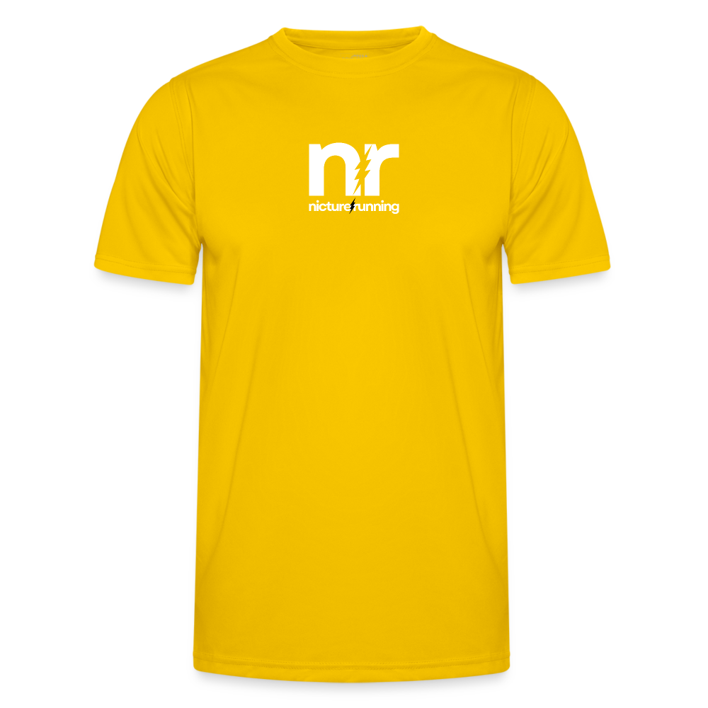 Nicture Running Functional T-Shirt - egg yellow