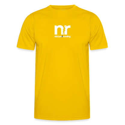 Nicture Running Functional T-Shirt - egg yellow