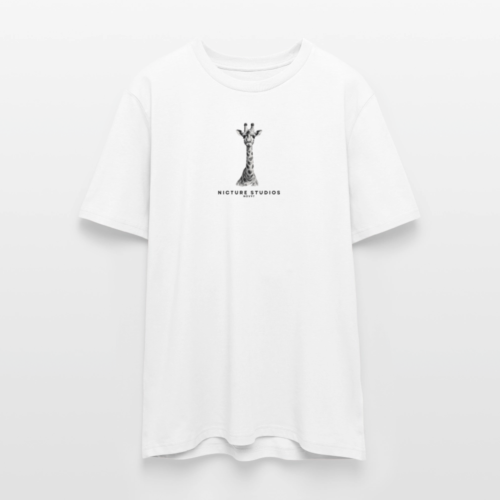 Giraffe Unisex Bio-T-Shirt - Weiß