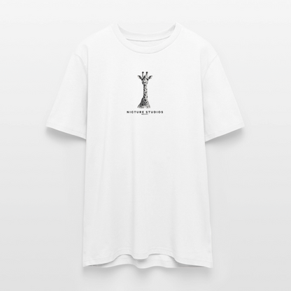 Giraffe Unisex Bio-T-Shirt - Weiß