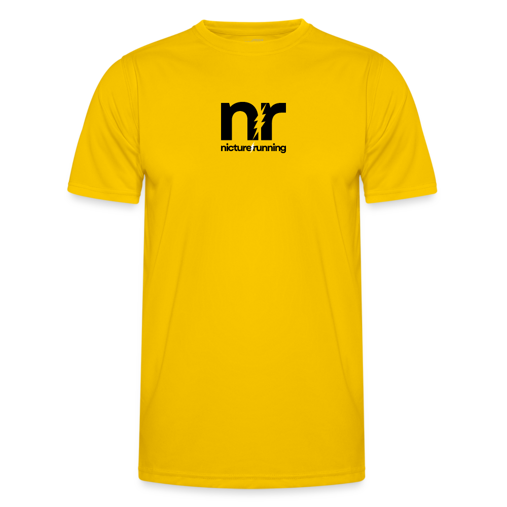 Nicture Running Functional T-Shirt - egg yellow