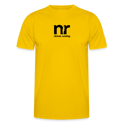 Nicture Running Functional T-Shirt - egg yellow