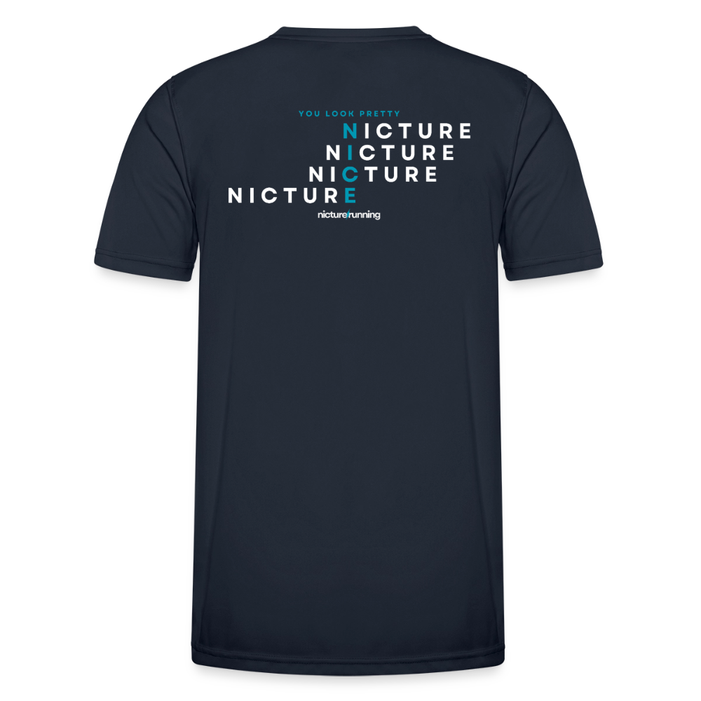 YOU LOOK PRETTY NICE Laufshirt Nicture Running - Navy