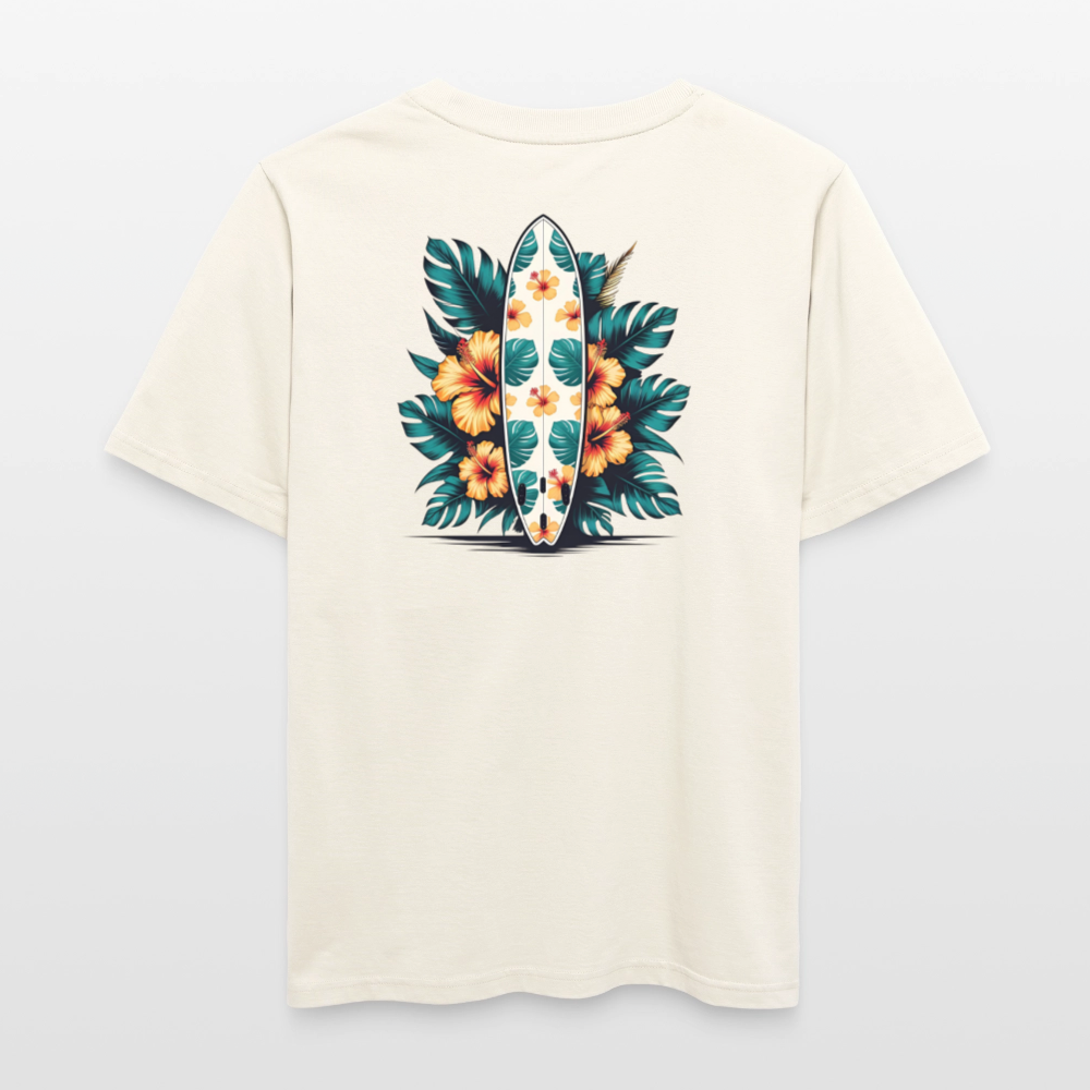 Surf Relaxed Fit Unisex Bio-T-Shirt - Naturweiß 