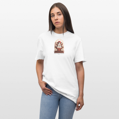 Buddhist Shrine Japanese Relaxed Fit Unisex Bio-T-Shirt - Weiß