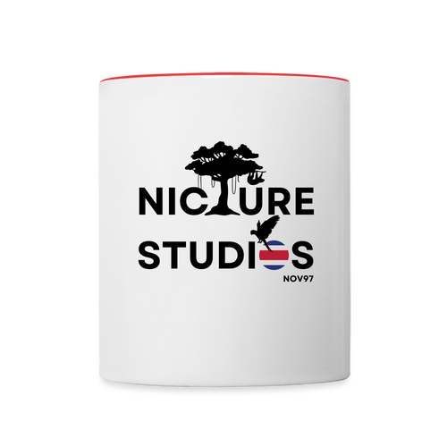 Costa Rica Contrasting Mug - white/red