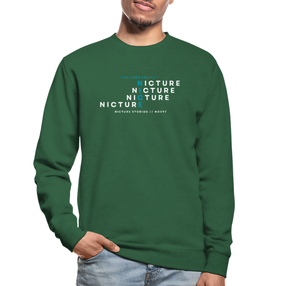 YOU LOOK PRETTY NICE Unisex Pullover - green