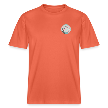 Cherry Blossom Japanese Relaxed Fit Unisex Bio-T-Shirt - Hellrot